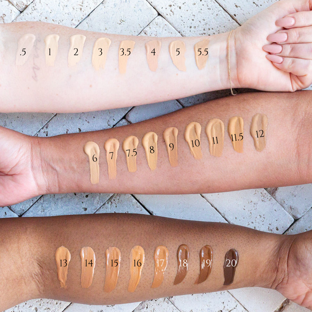 Foundation Arm Swatches